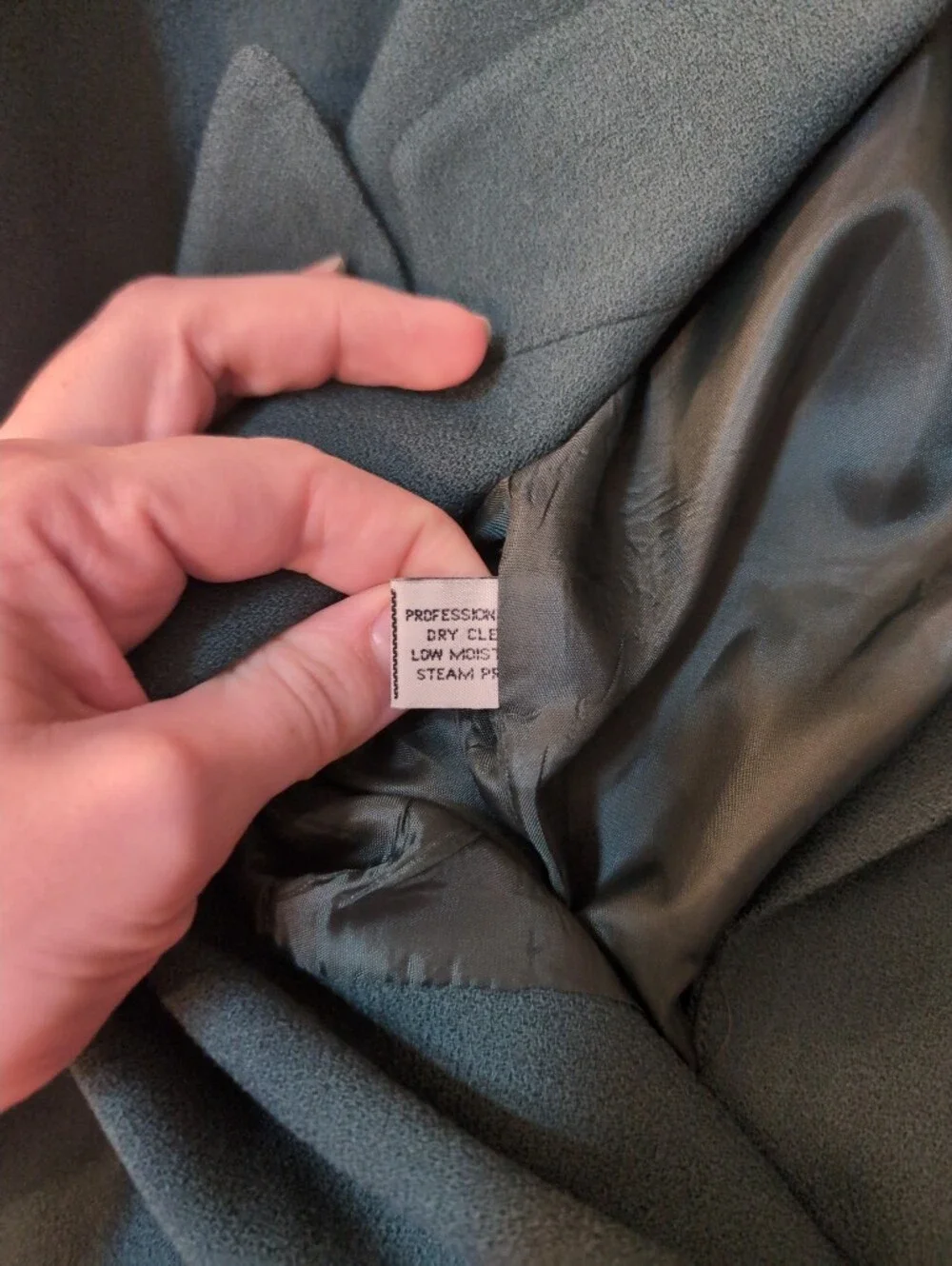 Vintage Christian Dior 100% Wool Size 12 Dark Green Blazer Fall Winter Office